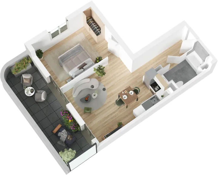 Plan 3D du lot A11