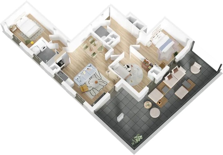 Plan 3D du lot B94