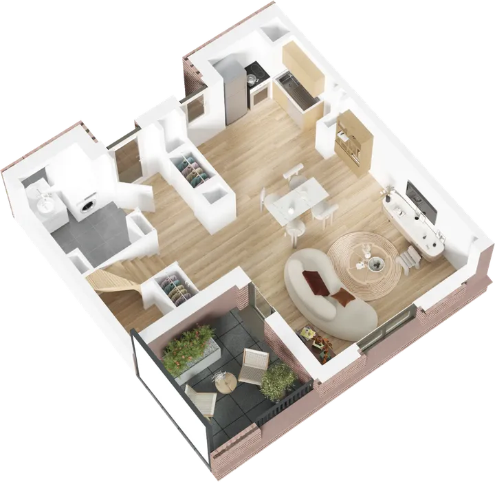 Plan 3D du lot B17