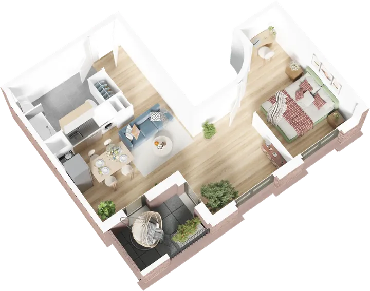 Plan 3D du lot B11