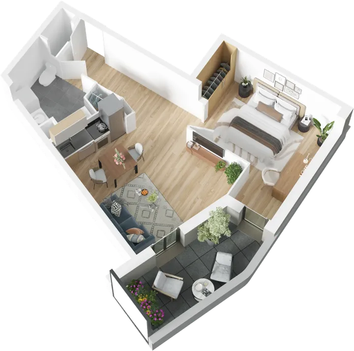 Plan 3D du lot A32