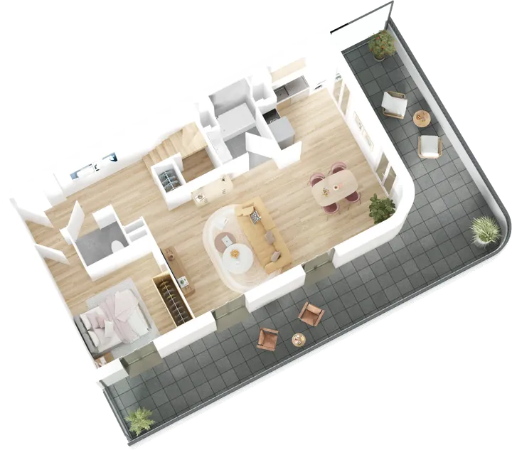 Plan 3D du lot A81
